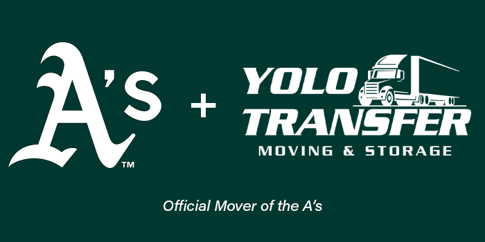 Official sponsor and moving partner of the Sacramento A's baseball